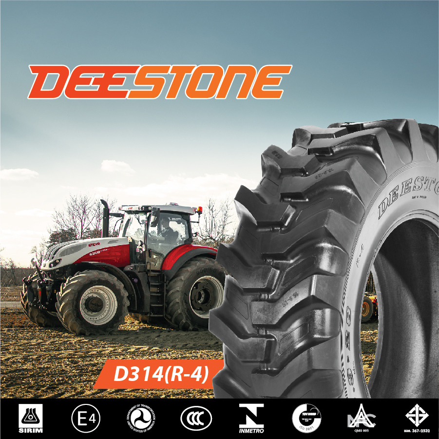 Deestone D314 Industrial Tractor Tyre|COOPERTEAMS Malaysia